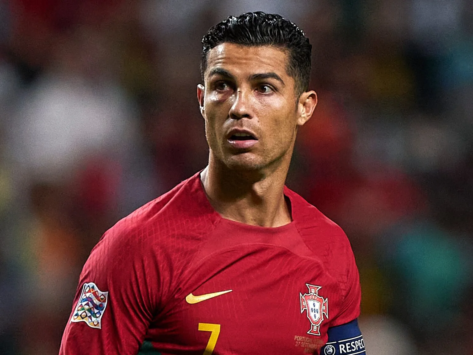 Cristiano Ronaldo corre risco de perder jogos da Copa do Mundo após expulsão nas eliminatórias